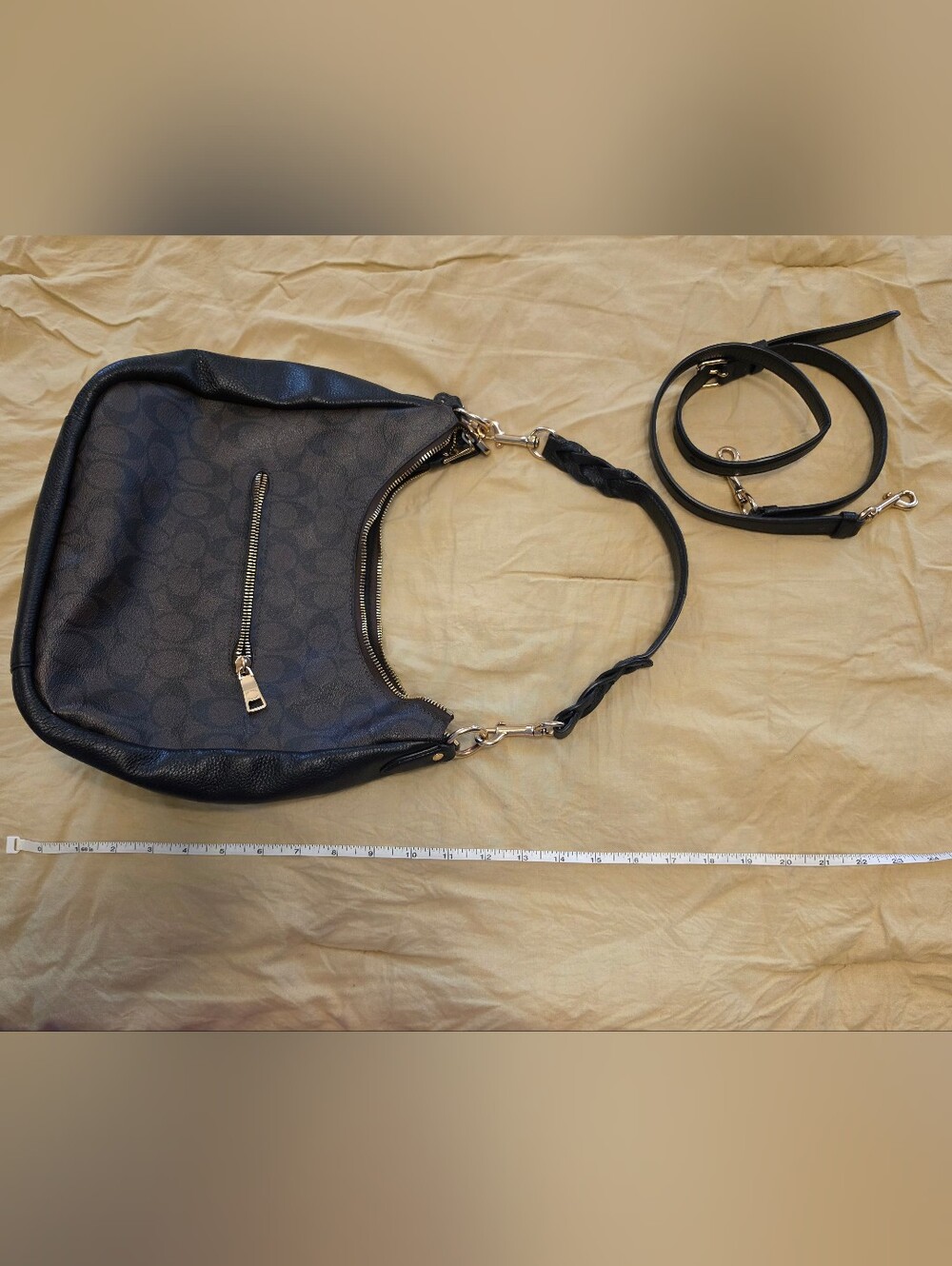 Coach Signature Hobo Bag - Picture 2 of 5